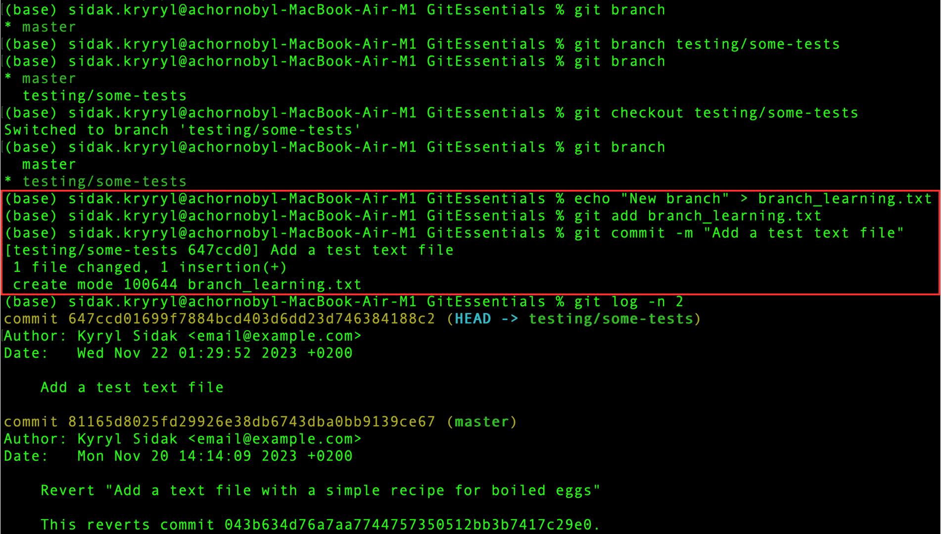 Creando un nuevo archivo de texto