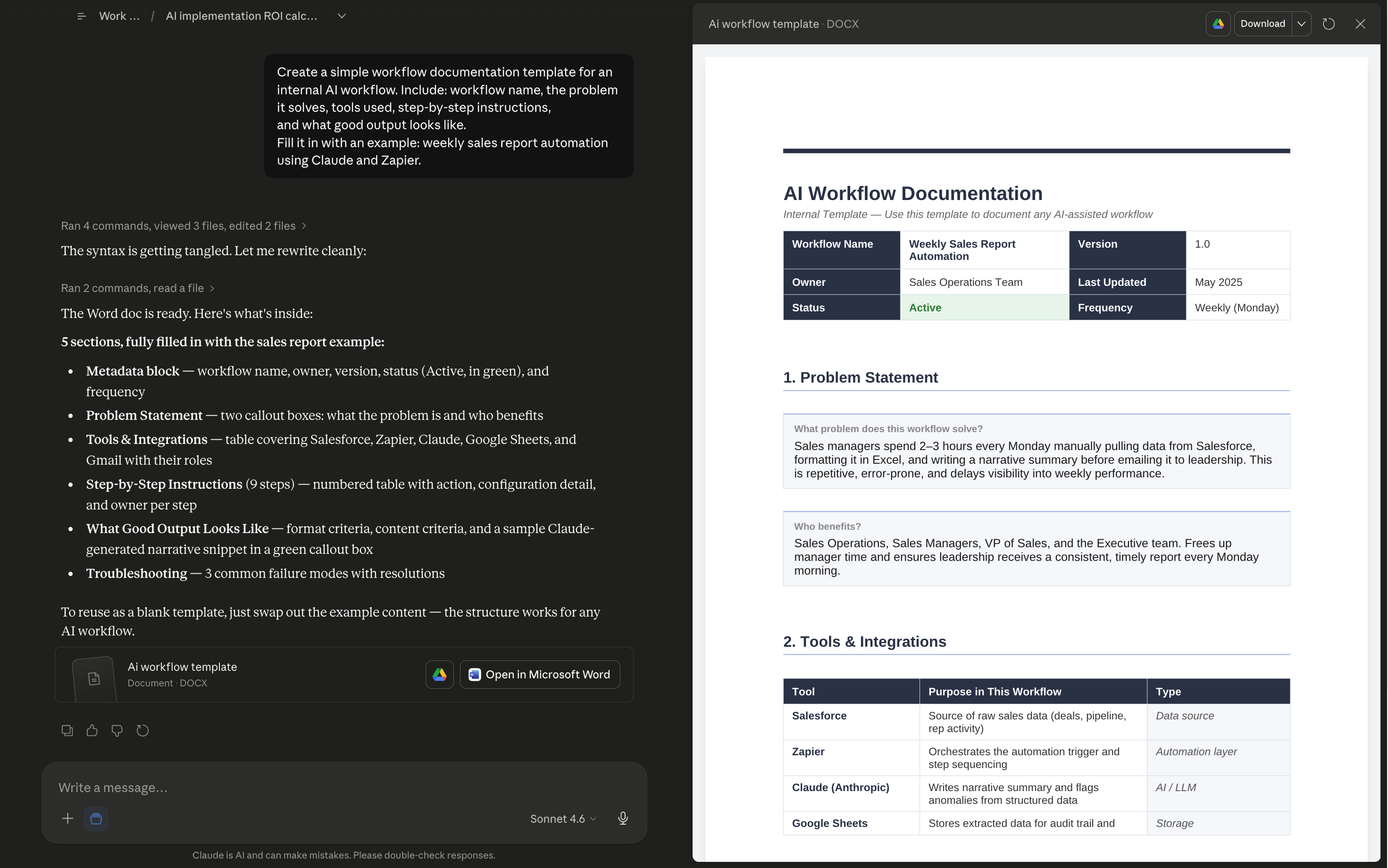 workflow-documentation