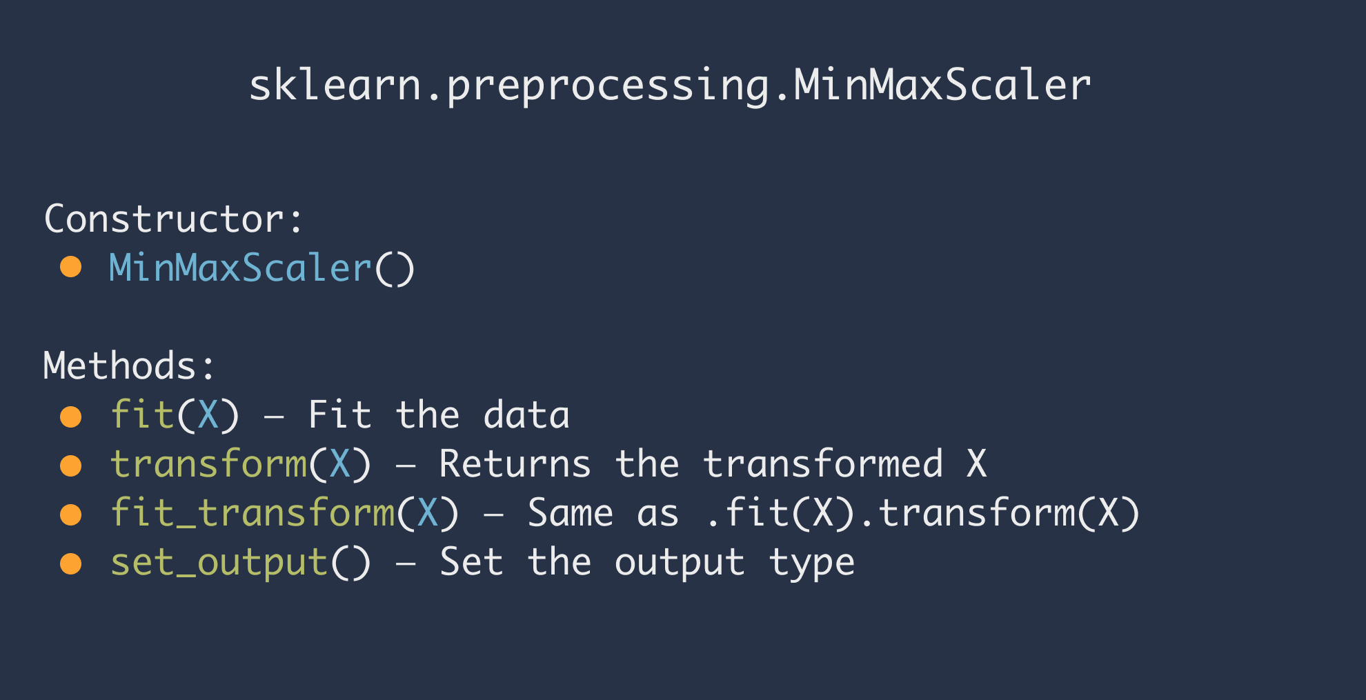 MinMaxScaler