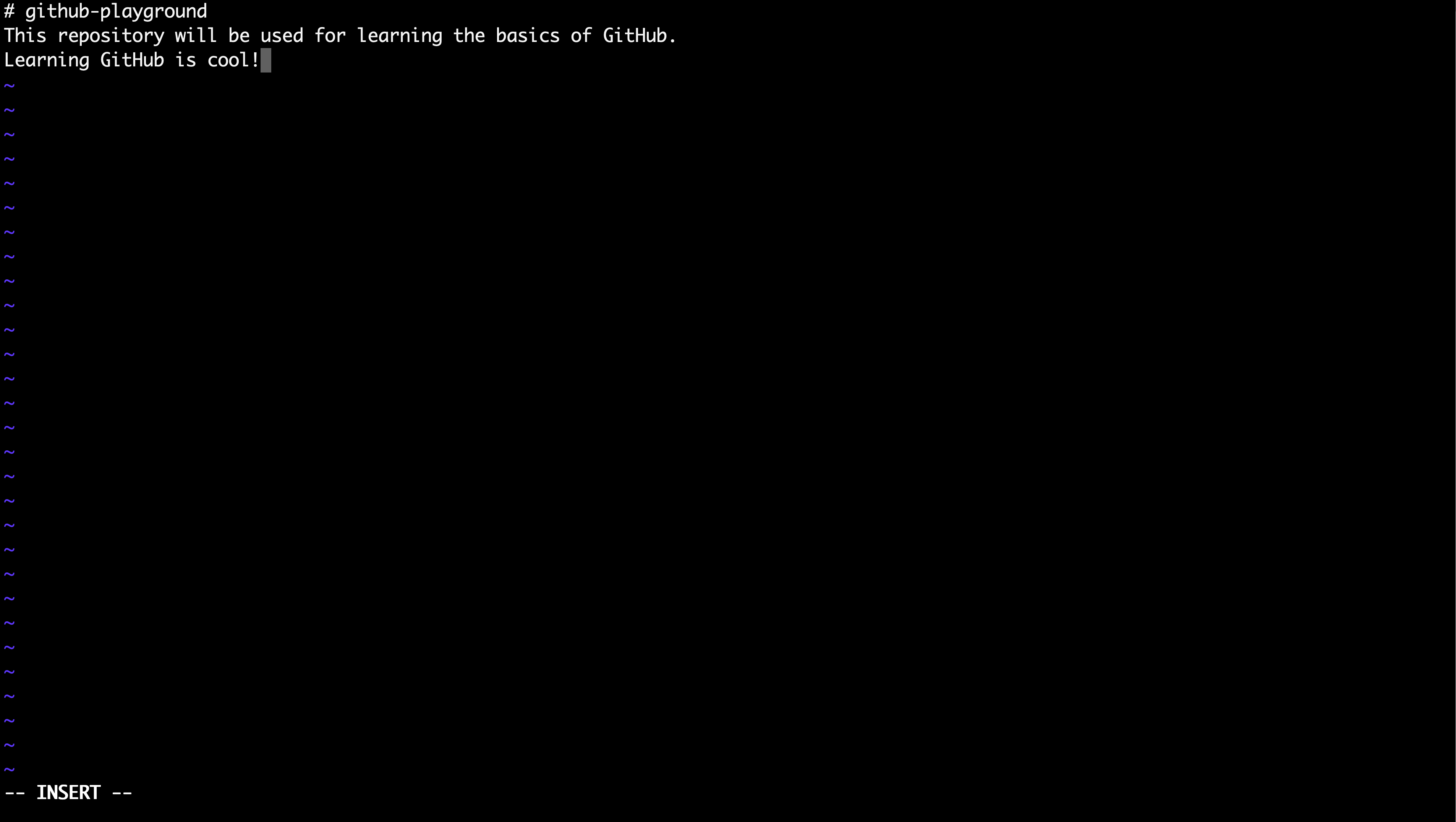 Modification du README